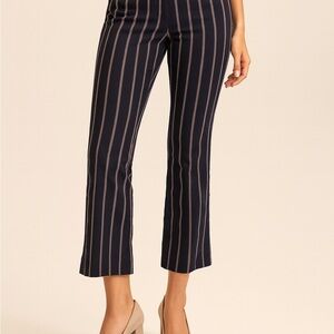 Derek Lam’s Striped Navy Cropped Pants / NWT / MSRP $375